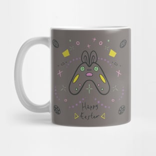 Easter bunny gamer SVG Mug